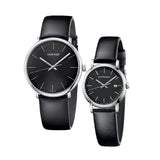 Calvin Klein High Noon Quartz Black Dial Black Leather Strap Watch for Men - K8M211C1 Buy Now By Calvin Klein