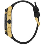 Guess Navigator Chronograph Black Dial Black Rubber Strap Watch for Men - GW0264G3 Buy Now By Guess