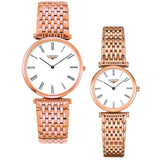 Longines La Grande Classique White Dial Rose Gold Mesh Bracelet Watch for Women - L4.209.1.91.8 Buy Now By Longines