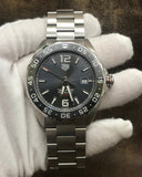 Tag Heuer Formula 1 Calibre 5 Chronograph Anthracite Dial Silver Steel Strap Watch for Men - WAZ2011.BA0842 Buy Now By Tag Heuer