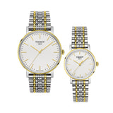 Tissot Everytime Medium White Dial Two Tone Mesh Bracelet Watch For Men - T109.410.22.031.00 Buy Now By Tissot
