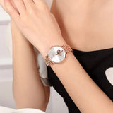 Emporio Armani Gianni T-Bar Silver Dial Rose Gold Steel Strap Watch For Women - AR60023 Buy Now By Emporio Armani