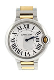 Cartier Ballon Bleu Silver Dial Two Tone Steel Strap Watch for Unisex Watch - W69008Z3 Buy Now By Cartier