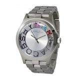 Marc Jacobs Henry Skeleton Silver Dial Silver Steel Strap Watch for Women - MBM3262 Buy Now By Marc Jacobs