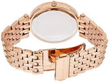 Michael Kors Darci Brown Dial Rose Gold Stainless Steel Strap Watch for Women - MK3217 Buy Now By Michael Kors