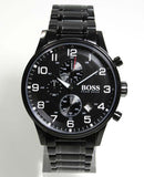 Hugo Boss Chronograph Black Dial Black Steel Strap Watch for Men - 1513180 Buy Now By Hugo Boss