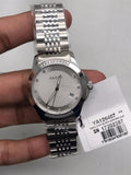 Gucci G Timeless Diamonds Silver Dial Silver Steel Strap Watch For Men - YA126407 Buy Now By Gucci