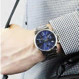 Calvin Klein City Chronograph Blue Dial Silver Steel Strap Watch for Men - K2G2714N Buy Now By Calvin Klein