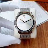 Movado Bold Silver Dial Silver Mesh Bracelet Watch For Men - 3600260 Buy Now By Movado