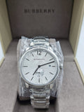 Burberry The Classic Silver Dial Silver Steel Strap Watch for Men - BU10004 Buy Now By Burberry