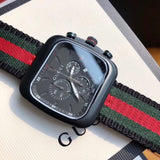 Gucci Coupe Chronograph Quartz Black Two Tone NATO Strap Watch For Men - YA131202 Buy Now By Gucci