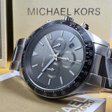 Michael Kors Layton Chronograph Green Dial Silver Steel Strap Watch For Men - MK8912 Buy Now By Michael Kors