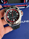 Tommy Hilfiger Drew Black Dial Black Rubber Strap Watch for Men - 1791064 Buy Now By Tommy Hilfiger
