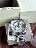 Michael Kors Brecken Chronograph Silver Dial Silver Steel Strap Watch For Women - MK8562 Buy Now By Michael Kors