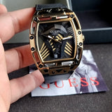 Guess Legend Black Dial Black Rubber Strap Watch For Men - GW0500G1 Buy Now By Guess