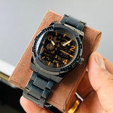 Fossil Bronson Automatic Skeleton Black Dial Black Steel Strap Watch for Men - ME3217 Buy Now By Fossil