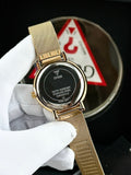 Guess Iconic Quartz Gold Dial Gold Mesh Bracelet Watch For Women - GW0527L2 Buy Now By Guess
