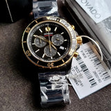 Movado Series 800 Chronograph Black Dial Black Steel Strap Watch For Men - 2600180 Buy Now By Movado
