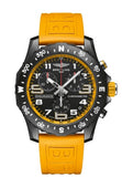 Breitling Endurance Pro Black Dial Yellow Rubber Strap Watch for Men - X82310A41B1S1 Buy Now By Breitling