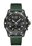 Breitling Endurance Pro Black Dial Green Rubber Strap Watch for Men - X82310D31B1S1 Buy Now By Breitling