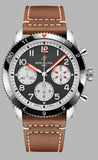 Breitling Avi Chronograph 42 Mosquito Black Dial Brown Leather Strap Watch for Men - Y233801A1B1X1 Buy Now By Breitling