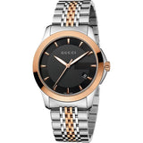 Gucci G Timeless Black Dial Two Tone Steel Strap Watch For Women - YA126512 Buy Now By Gucci