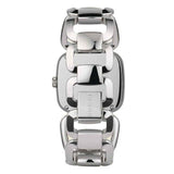 Gucci G Brown Square Brown Dial Silver Steel Strap Watch For Women - YA125402 Buy Now By Gucci