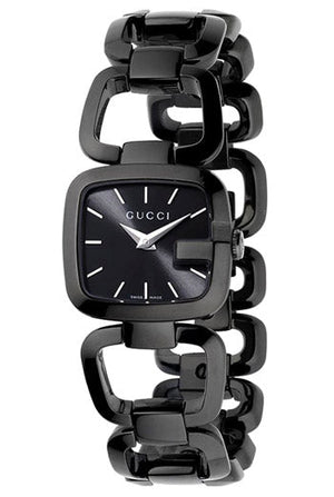Gucci G Ladies Quartz 125 G Series Black Dial Bracelet Watch For Women - YA125504 Buy Now By Gucci