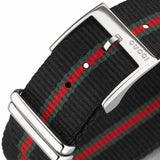 Gucci G Timeless Analog Quartz Black Dial Black NATO Strap Watch For Men - YA126321 Buy Now By Gucci