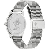 Gucci G-Timeless Mother of Pearl Dial Silver Mesh Bracelet Watch For Women - YA1264040 Buy Now By Gucci