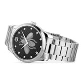 Gucci G Timeless Quartz Black Dial Silver Steel Strap Watch For Women - YA1264136 Buy Now By Gucci