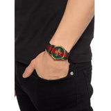 Gucci G Timeless Quartz Green & Red Dial Green & Red NATO Strap Watch For Men - YA126487A Buy Now By Gucci