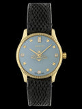 Gucci G Timeless Quartz Blue Dial Black Leather Strap Watch For Men - YA1265018 Buy Now By Gucci