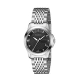 Gucci G Timeless Black Dial Silver Steel Strap Watch For Women - YA126502 Buy Now By Gucci