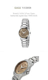 Gucci G Timeless Brown Dial Silver Steel Strap Watch For Women - YA126526 Buy Now By Gucci