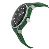 Gucci Dive Black Dial Green Rubber Strap Watch For Men - YA136310 Buy Now By Gucci