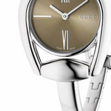 Gucci Horsebit Collection Quartz Brown Dial Silver Steel Strap Watch For Women - YA139501 Buy Now By Gucci