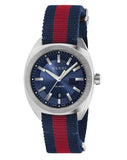Gucci GG2570 Quartz Blue Dial Blue & Red Nylon Strap Watch For Men - YA142304 Buy Now By Gucci