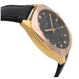 Gucci GG2570 Quartz Black Dial Black Leather Strap Watch For Men - YA142309 Buy Now By Gucci