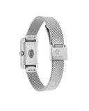 Gucci G Frame Quartz Diamonds Green & Red Mother of Pearl Dial Silver Mesh Bracelet Watch For Women - YA147510 Buy Now By Gucci