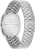 Gucci 25H Quartz Silver Dial Silver Steel Strap Unisex Watch - YA163407 Buy Now By Gucci