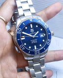 Tag Heuer Aquaracer Caliber 5 Automatic Blue Dial Silver Steel Strap Watch for Men - WAN2111.BA0822 Buy Now By Tag Heuer