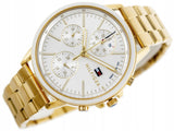 Tommy Hilfiger Carly White Dial Gold Steel Strap Watch for Women - 1781786 Buy Now By Tommy Hilfiger