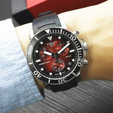 Tissot Seastar 1000 Chronograph Red Dial Black Rubber Strap Watch For Men - T120.417.17.421.00 Buy Now By Tissot