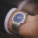 Maurice Lacroix Aikon Venturer Black Dial Silver Steel Strap Watch for Men - AI1008-SS002-331-1 Buy Now By Maurice Lacroix