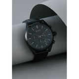 Hugo Boss Champion Black Dial Black Leather Strap Watch for Men - 1513880 Buy Now By Hugo Boss