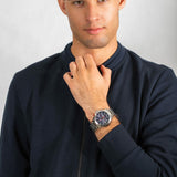 Tommy Hilfiger Hudson Chronograph Quartz Blue Dial Silver Steel Strap Watch For Men - 1791228 Buy Now By Tommy Hilfiger