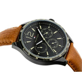 Tommy Hilfiger Gavin Chronograph Quartz Black Dial Brown Leather Strap Watch for Men - 1791470 Buy Now By Tommy Hilfiger