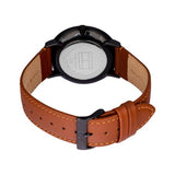 Tommy Hilfiger Brooklyn Quartz Black Dial Brown Leather Strap Watch for Men - 1791510 Buy Now By Tommy Hilfiger