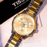 Tissot T Sport Chrono XL Classic Gold Dial Two Tone Steel Strap Watch for Men - T116.617.22.021.00 Buy Now By Tissot